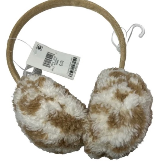 Jenni Sherpa Headband Earmuffs Animal Print-NWT - Picture 4 of 6